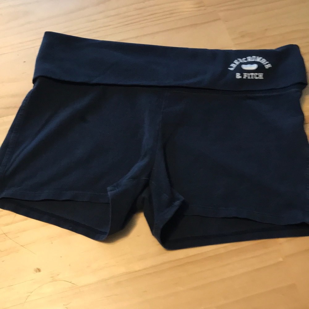Abercrombie & Fitch blue cotton Athletic Shorts